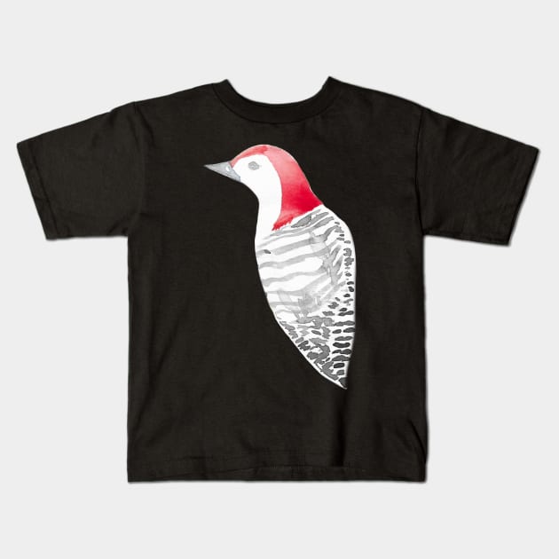 Red-Bellied Woodpecker Kids T-Shirt by plutastar